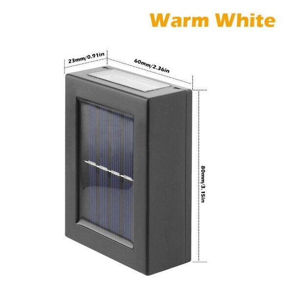 Outdoor Solar LED Deck Light Path Garden Patio Pathway Stairs Step Fence Lamp - Picture 4 of 5